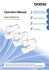 Brother SQ9185 Operation Manual