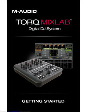 M-Audio Torq MixLab Getting Started Manual
