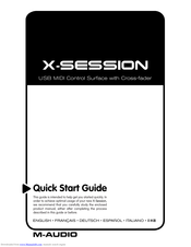M-Audio X-Session Quick Start Manual