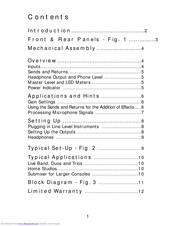 M-Audio MicroMixer 18 User Manual