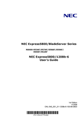 NEC BladeServer Series User Manual