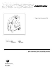 Prochem Cheyenne C2HI Operating Instructions Manual