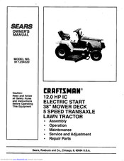 Craftsman 917.254520 Owner's Manual