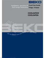 Beko COOL54FDW Manual