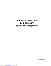 NEC Express5800 120Ed Installation Procedures Manual