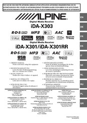 Alpine iDA-X301 Owner's Manual