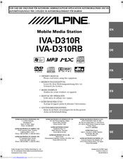 Alpine IVA-D310RB Owner's Manual