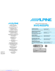Alpine NVE-N055PS Owner's Manual