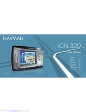 Navman iCN 320 User Manual
