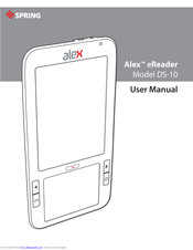 Spring Design Alex DS-10 User Manual