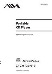 AIWA XP-ZV616 Operating Instructions Manual