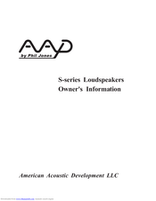 AAD SR-1 Owner's Information