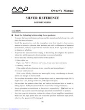AAD SR-1 Owner's Manual