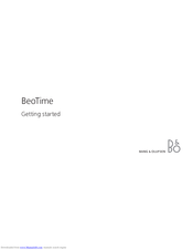 Bang & Olufsen BeoTime Getting Started Manual