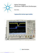 Agilent Technologies InfiniiVision 7000B Series Datasheet