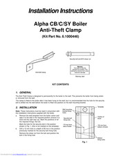 Alpha Alpha C Boiler Installation Instructions
