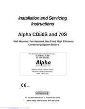 Alpha Alpha CD50S Installation And Servicing Instructions
