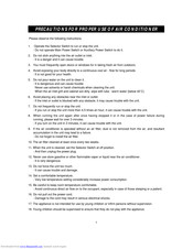 Daewoo DWA-182C Use & Care Manual