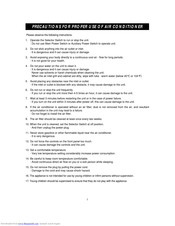 Daewoo DWB-122CH Use & Care Manual
