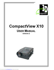 3D Perception CompactView X10 User Manual