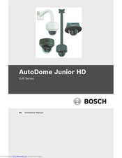 Bosch AutoDome Junior HD VJR Series Installation Manual