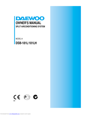 Daewoo DSB-181L Owner's Manual