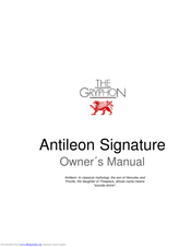 Gryphon Antileon Signature Owner's Manual