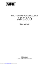 AOR ARD300 User Manual