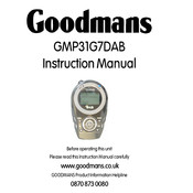 Goodmans GMP31G7DAB Instruction Manual