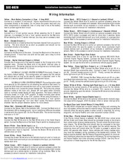 Alpine SEC-8028 Installation Instructions