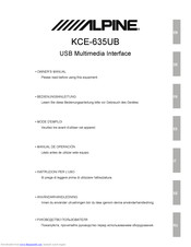 Alpine KCE-635UB Owner's Manual
