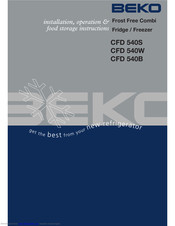 Beko CFD 540W Manual