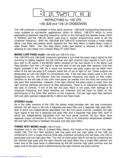 Bryston 10B-STD Instructions Manual