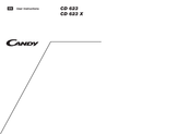 Candy CD 623 User Instructions