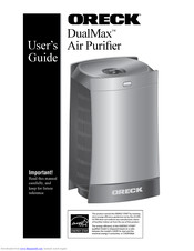 Oreck Dualmax Air Purifier Manuals Manualslib