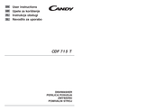 Candy CDF 715 T User Instructions