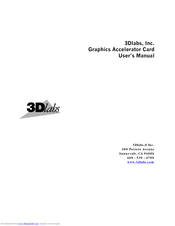 3dlabs GVX1 User Manual