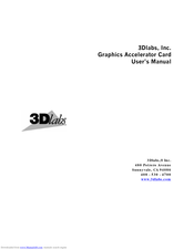 3dlabs Oxygen GVX1 Pro User Manual