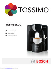 Bosch TAS55xxUC Instruction Manual