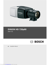 Bosch DINION HD NBN-733 Installation Manual