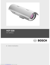 Bosch VOT-320V0 Series Installation And Operating Manual
