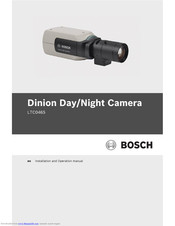 Bosch Dinion LTC0465 Installation And Operation Manual