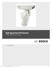 Bosch UPH-2D Series Instruction Manual