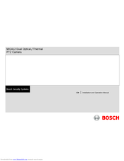 Bosch MIC412 Installation And Operation Manual