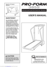 ProForm PFTL39101 User Manual