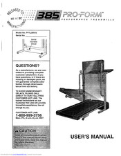 ProForm PFTL38572 Manual