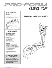 Pro-Form PFEL64912 Manual Del Usuario