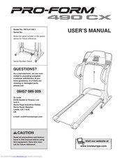 ProForm 490 Cx Treadmill User Manual