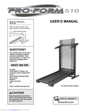 Pro-Form RESTORATION 510 Manual