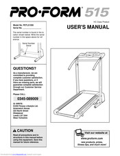 Pro-Form PETL51500 Manual